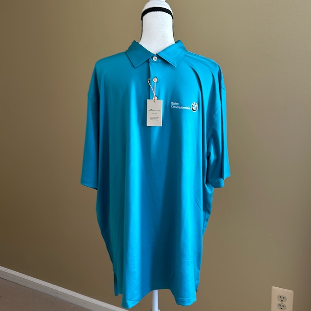 Peter Millar BMW Championship men’s solid stretch jersey polo